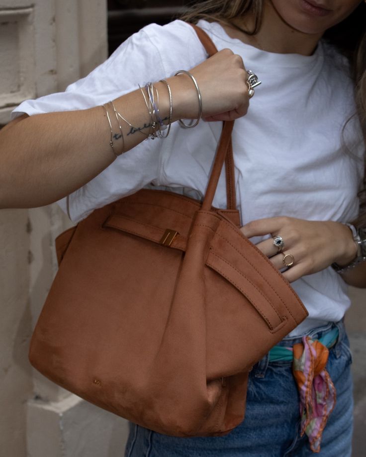 Agnieszka Torba Maxi Suede Tote