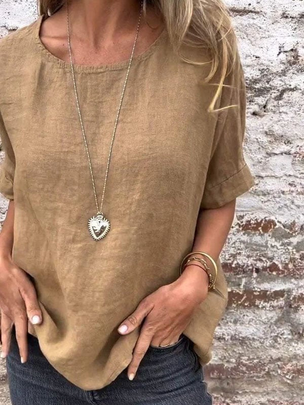 Leonika | Minimalistyczny luźny top