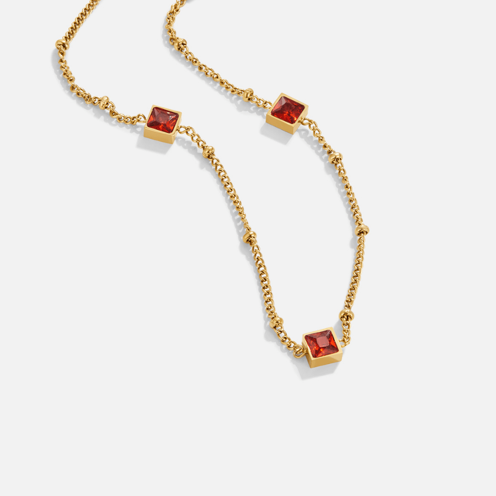 Isla | Naszyjnik Ruby Glow