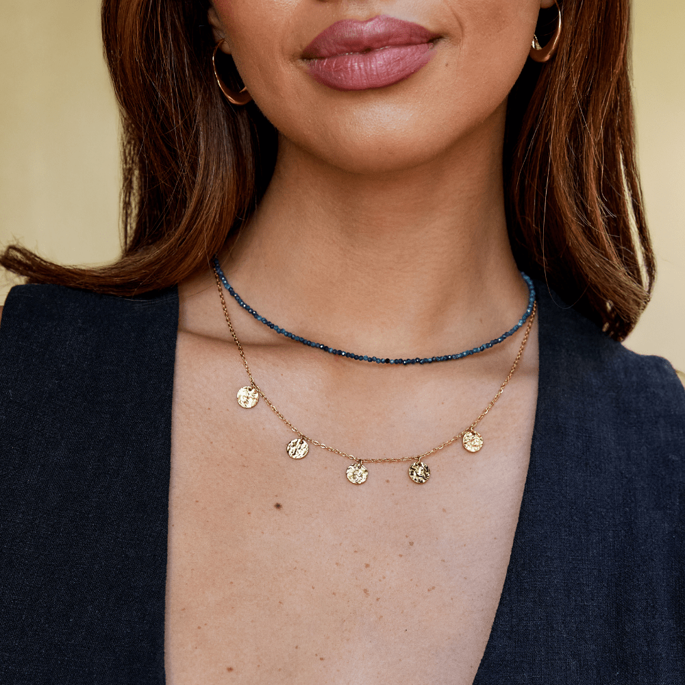 Elena | Hammered Coin Necklace
