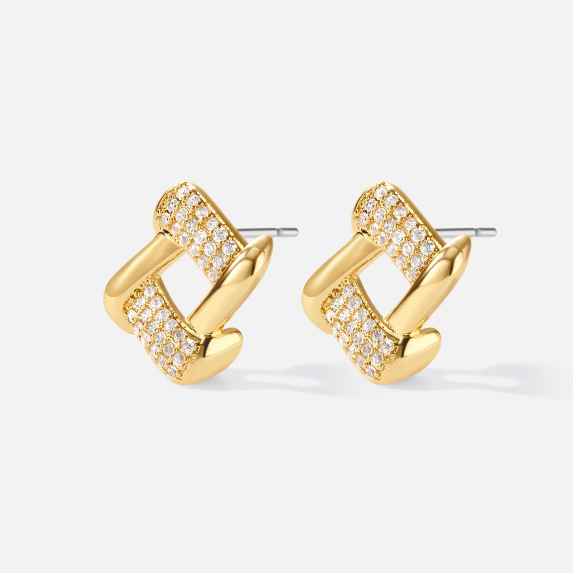 Aurora | Eleganckie Kolczyki Stud Eternity